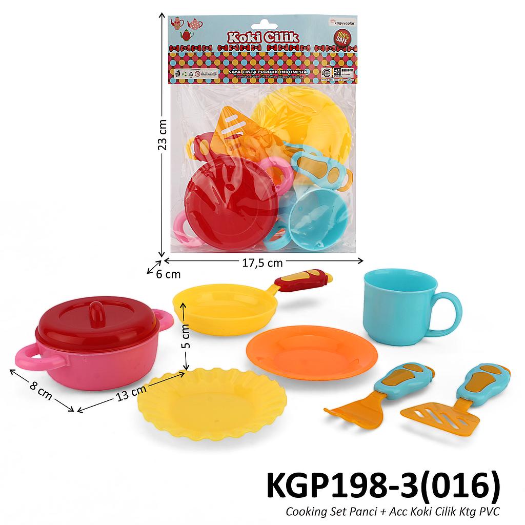 Cooking Set Koki Cilik Ktg PVC @120 
