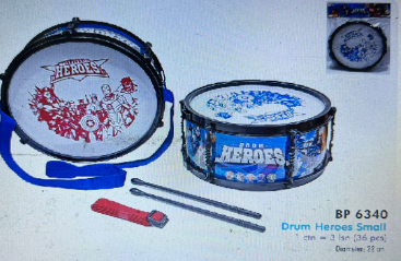 Drum Avengers 23 cm Drum Heroes Ktg PVC @36