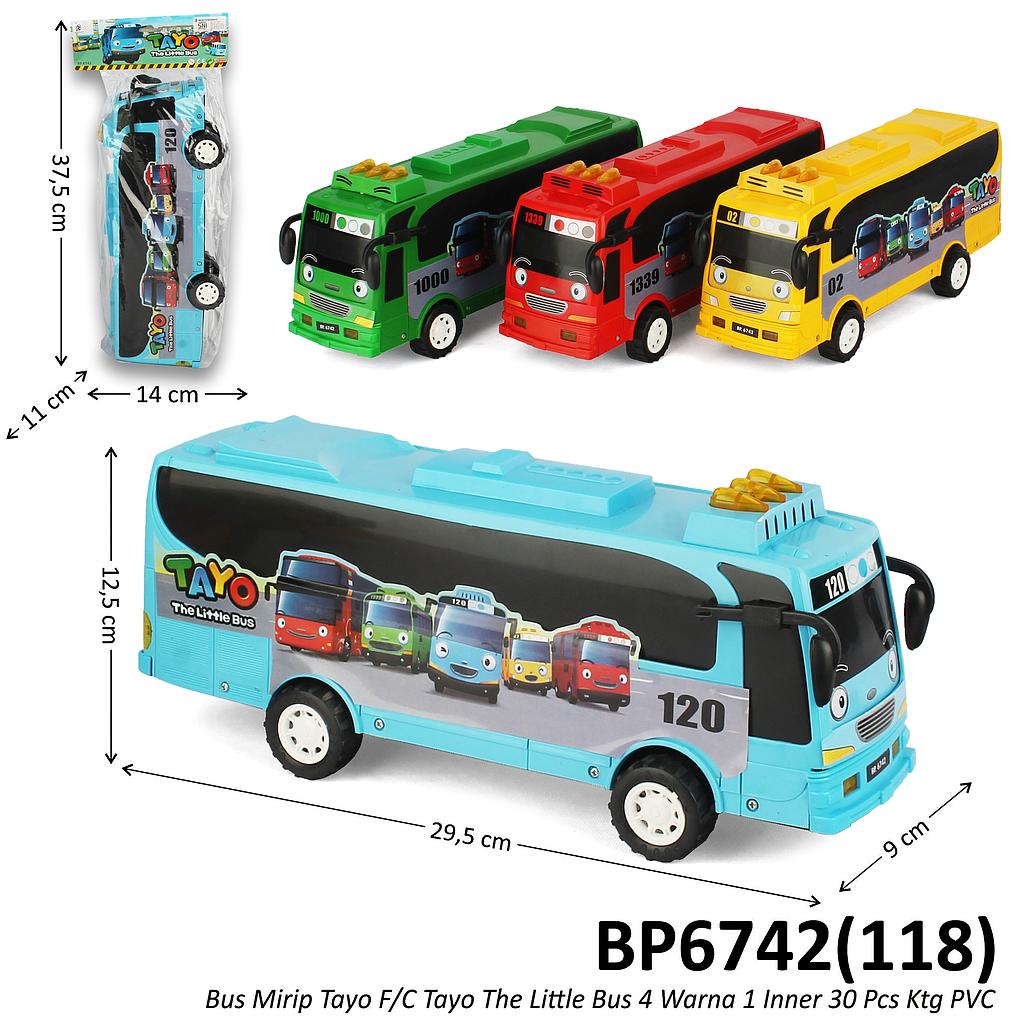 Bus Tayo 30 cm F/C 1 Inner 30 Pcs Ktg PVC @60