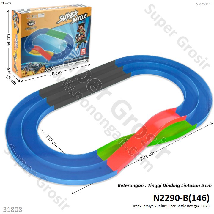 Track Tamiya 2 Jalur Super Battle Box @4