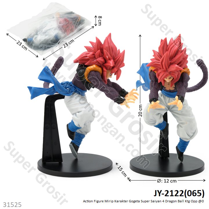 Action Figure Gogeta Super Saiyan 4 Dragon Ball Ktg Opp @0