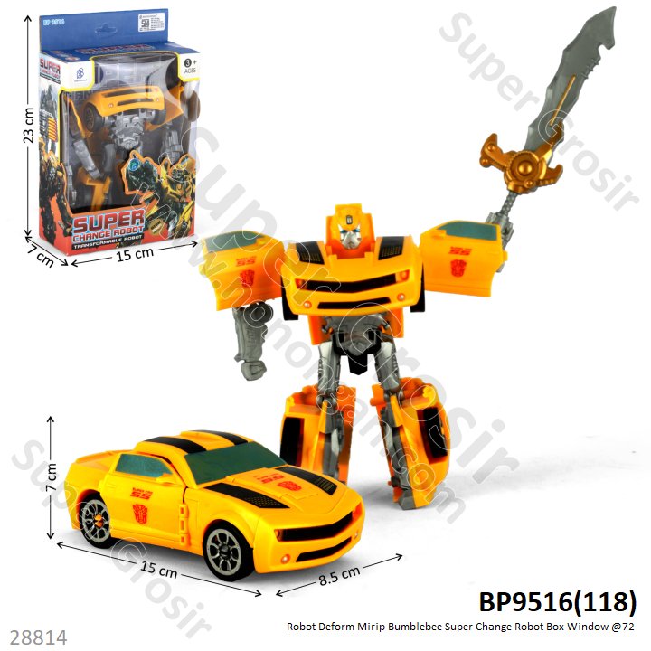 Robot Deform Bumblebee Super Change Robot Box Window @72