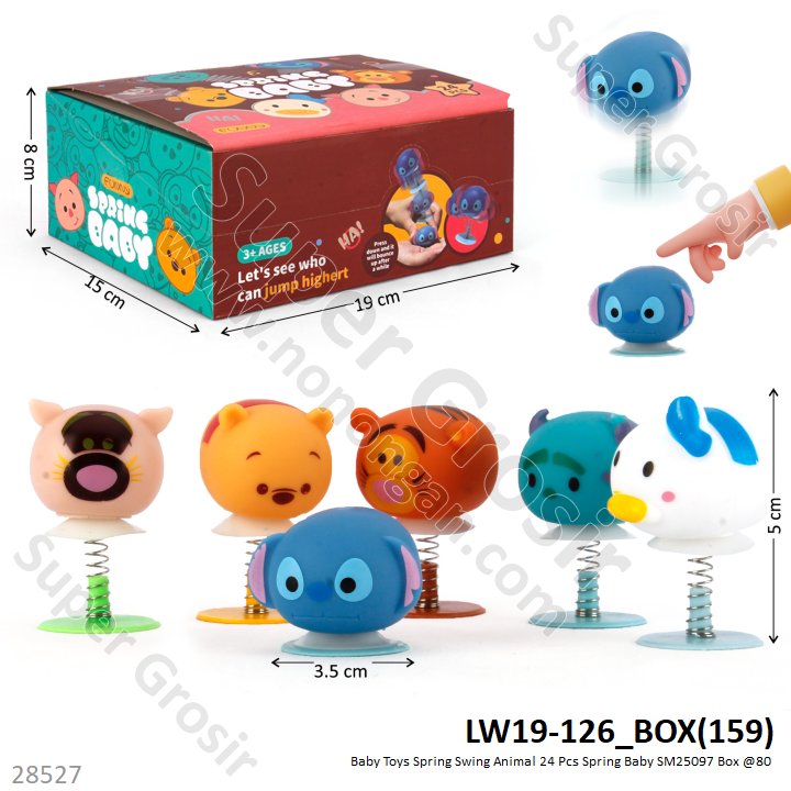Spring Doll Karakter 24 Pcs Spring Baby SM25097 Box @80