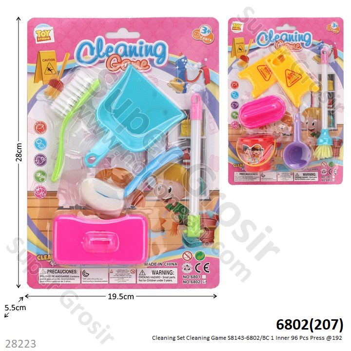 Cleaning Set Cleaning Game S8143-6802/BC 1 Inner 96 Pcs Press @192