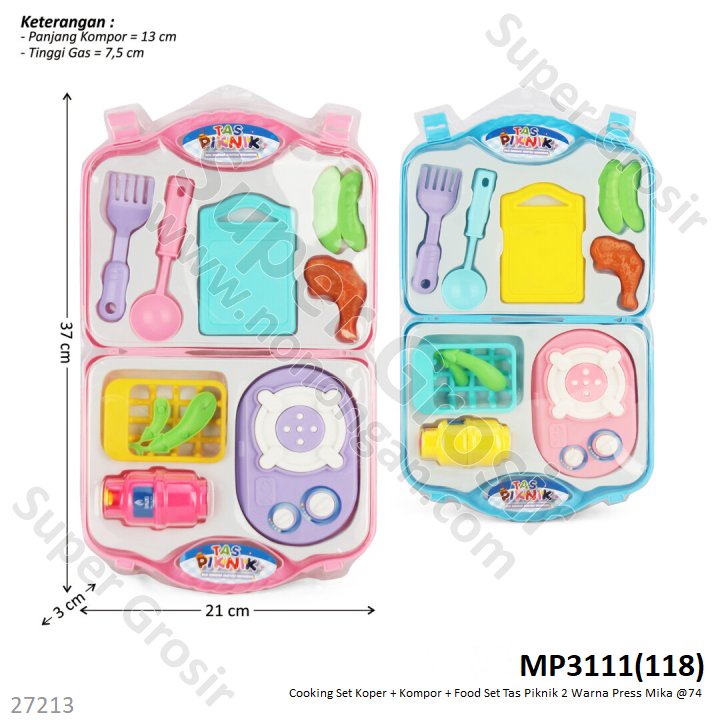 Cooking Set Koper Tas Piknik Press Mika @74