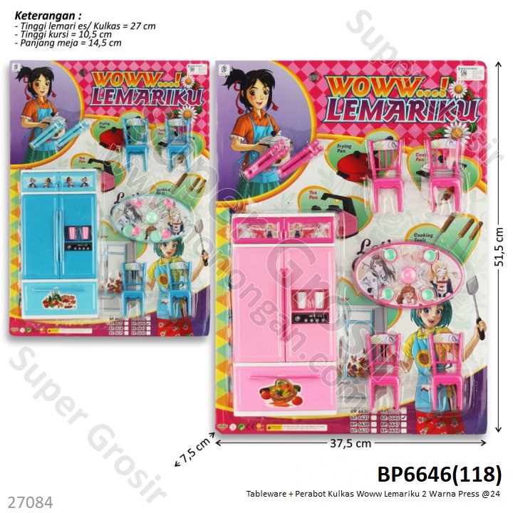 Ruang Makan Set Meja Makan dan Kulkas Woww Lemariku Press @24