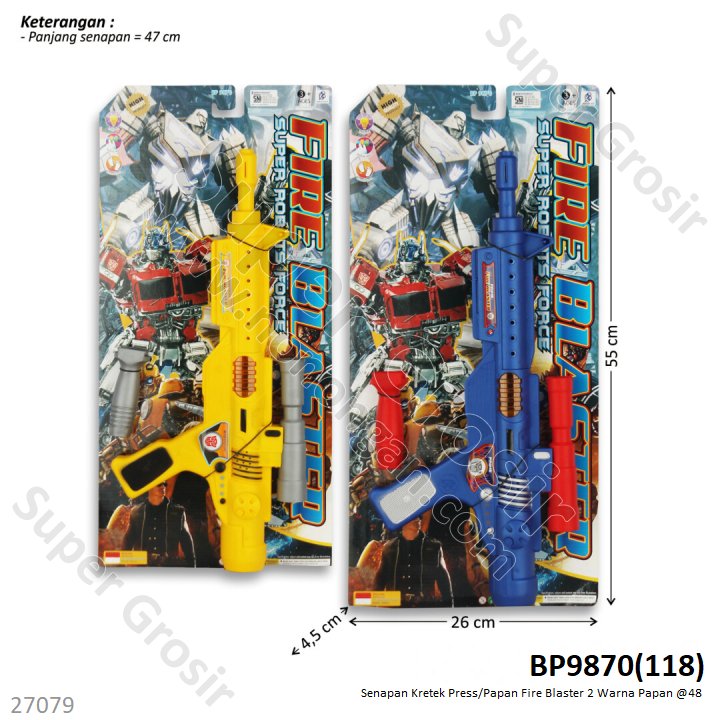 Senapan Kretek Fire Blaster 2 Warna Papan @48