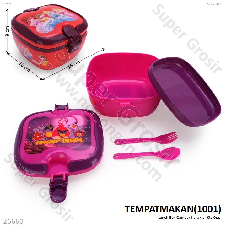 Lunch Box Gambar Karakter Ktg Opp