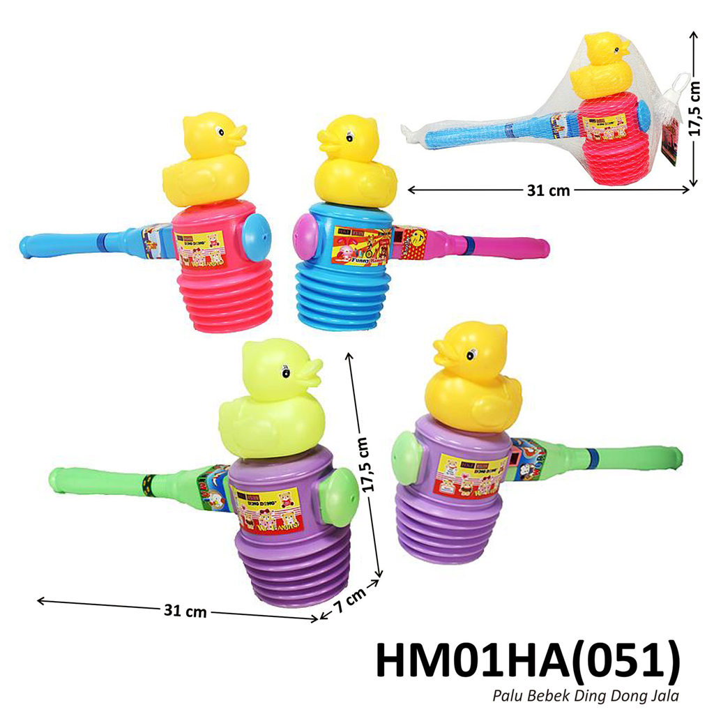 Squaker Palu 31cm Kepala Bebek Hammer Kids HM01HA 1 Inner 48 Pcs Jala @192
