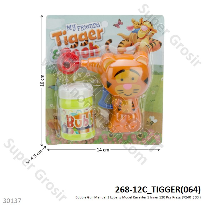 Bubble Gun Pencet Karakter 1 Inner 147 Pcs Press @294