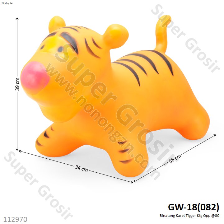 Binatang Karet Tigger Ktg Opp @30