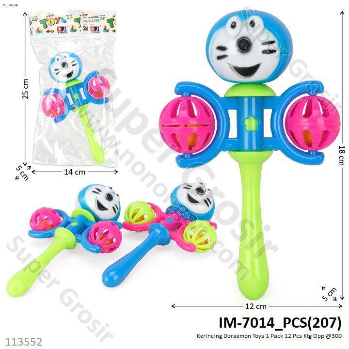 Kerincing Doraemon Toys 1 Pack 12 Pcs 1 Inner 150 Pcs Ktg Opp @300