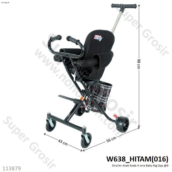 Stroller Anak Roda 4 Iora Baby Ktg Opp @6