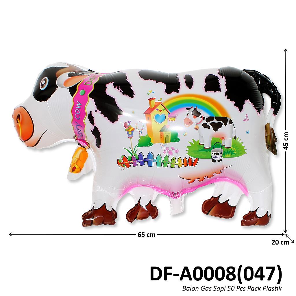 Balon Gas Sapi 50 Pcs Pack Plastik @60