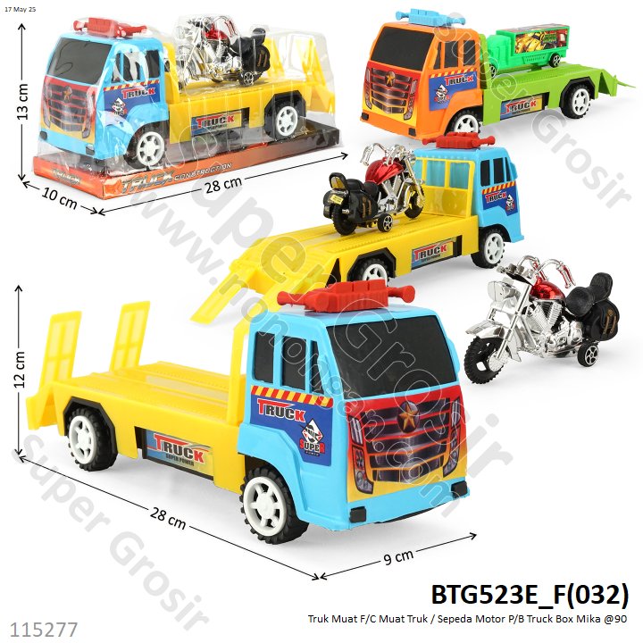 Truk Muat F/C Muat Truk / Sepeda Motor P/B Truck Box Mika @90