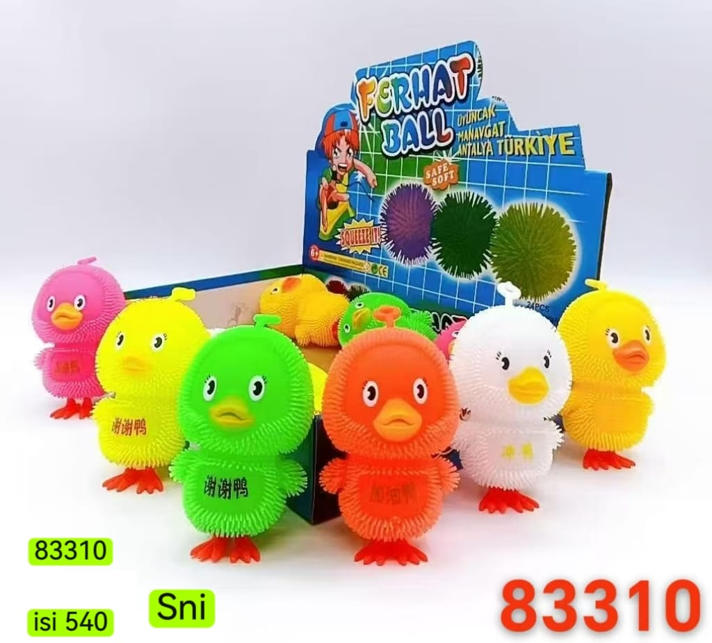 Ubur-Ubur Bebek B/O Lampu Puffer Ball 1 Box 30 Pcs Loose Pack @540
