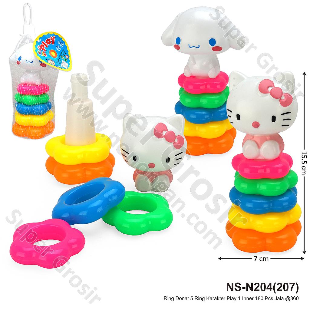 Ring Donat 5 Ring Karakter Sanrio Play 1 Inner 180 Pcs Jala @360