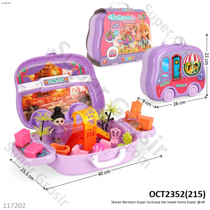 Taman Bermain Koper Suitcase My Sweet Home Koper @48