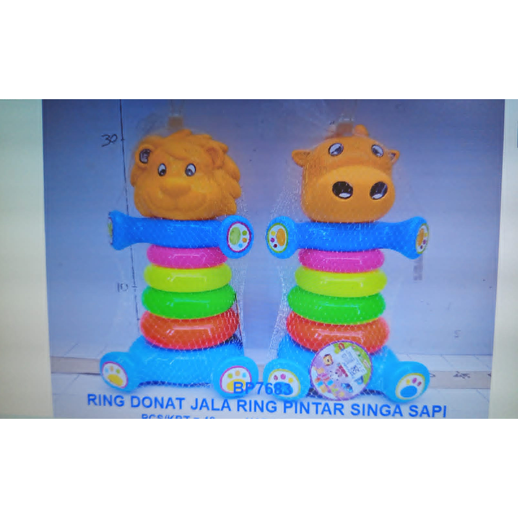 Ring Donat 5 Ring Kepala Singa / Sapi Ring Pintar Jala @48