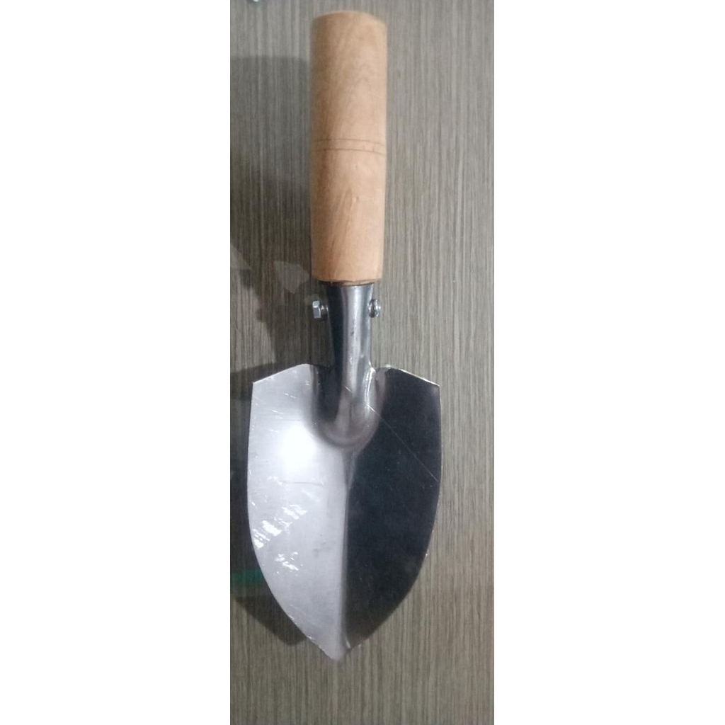 Peralatan Berkebun Sekop Taman Gagang Kayu Ktg Opp @0