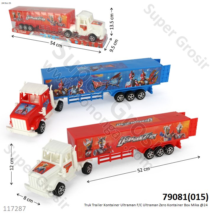 Truk Trailer Kontainer Ultraman F/C Ultraman Zero Kontainer Box Mika @24