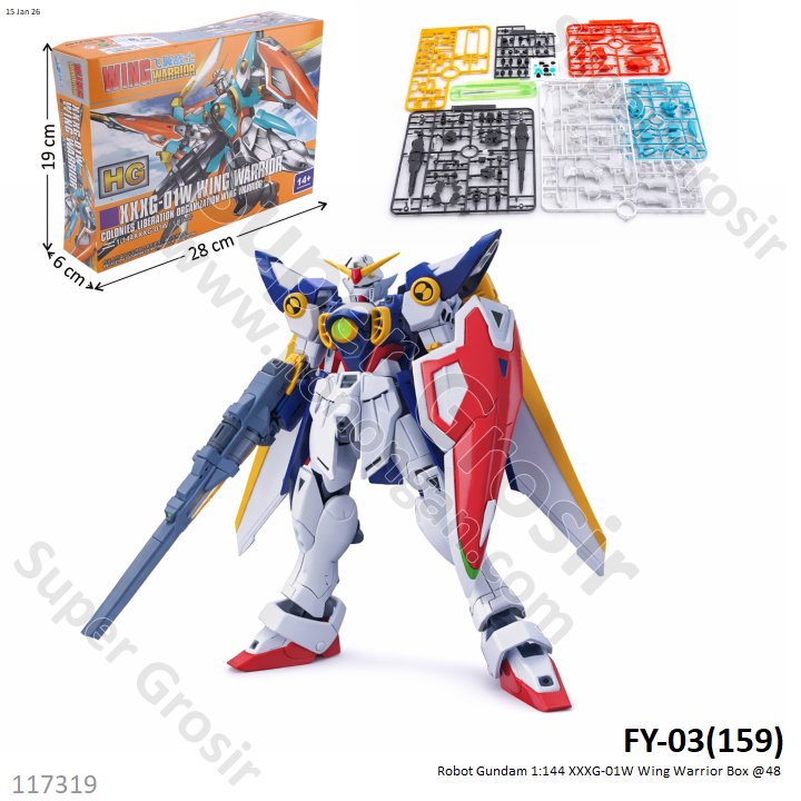 Robot Gundam 1:144 XXXG-01W Wing Warrior Box @48