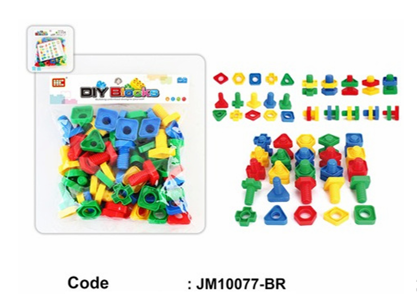 Puzzle Block Baut DIY Blocks Ktg PVC @60