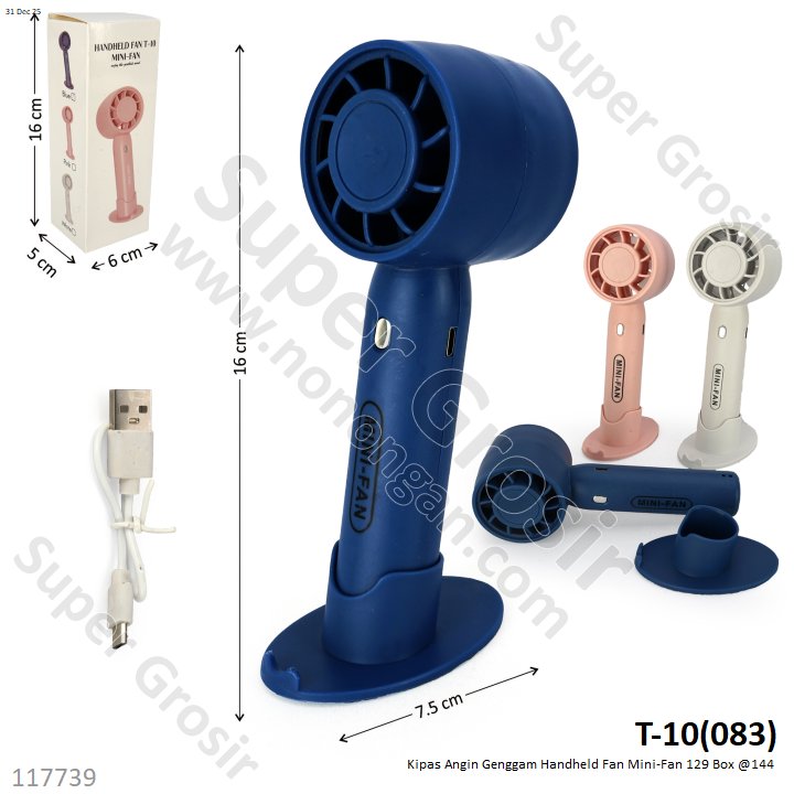 Kipas Angin Genggam Handheld Fan T700 Box @144