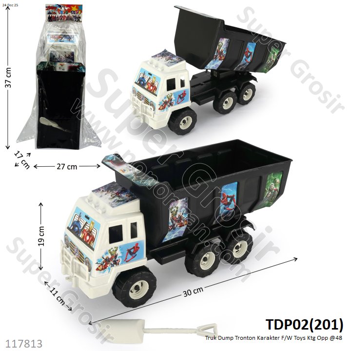 Truk Dump Tronton Karakter F/W Toys Ktg Opp @48