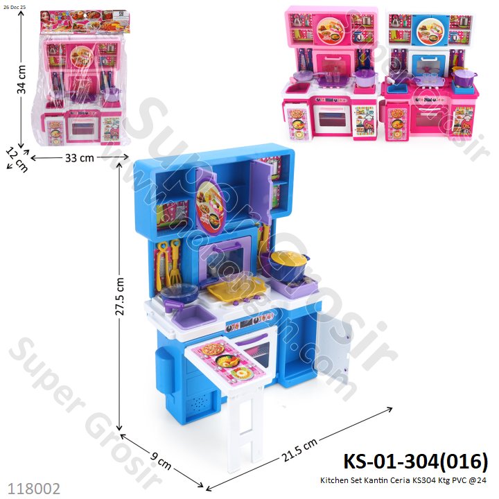 Kitchen Set Kantin Ceria KS304 Ktg PVC @24