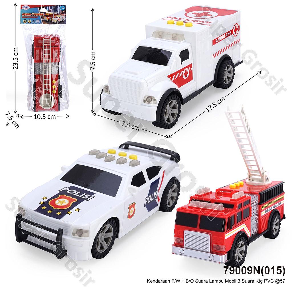 Kendaraan F/W + B/O Suara Lampu Mobil 3 Suara Ktg PVC @57