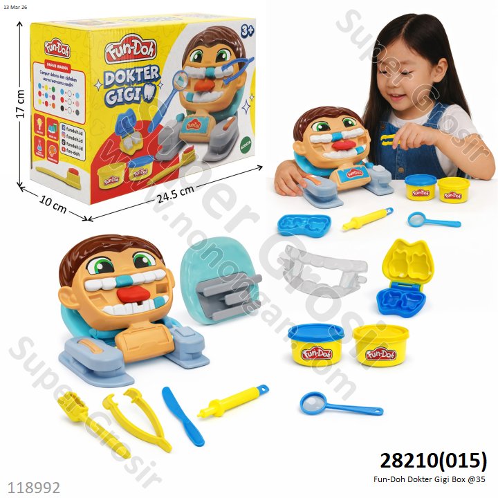 Fun-Doh Dokter Gigi Box @35