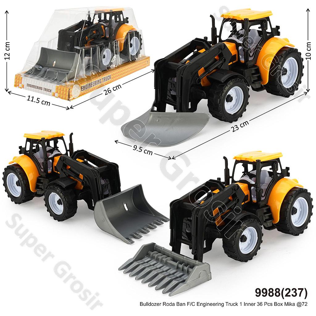 Bulldozer Roda Ban F/C Engineering Truck 1 Inner 36 Pcs Box Mika @72