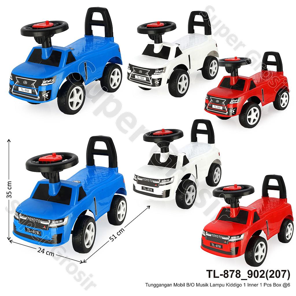 Tunggangan Mobil B/O Musik Lampu Kiddigo 1 Inner 1 Pcs Box @6