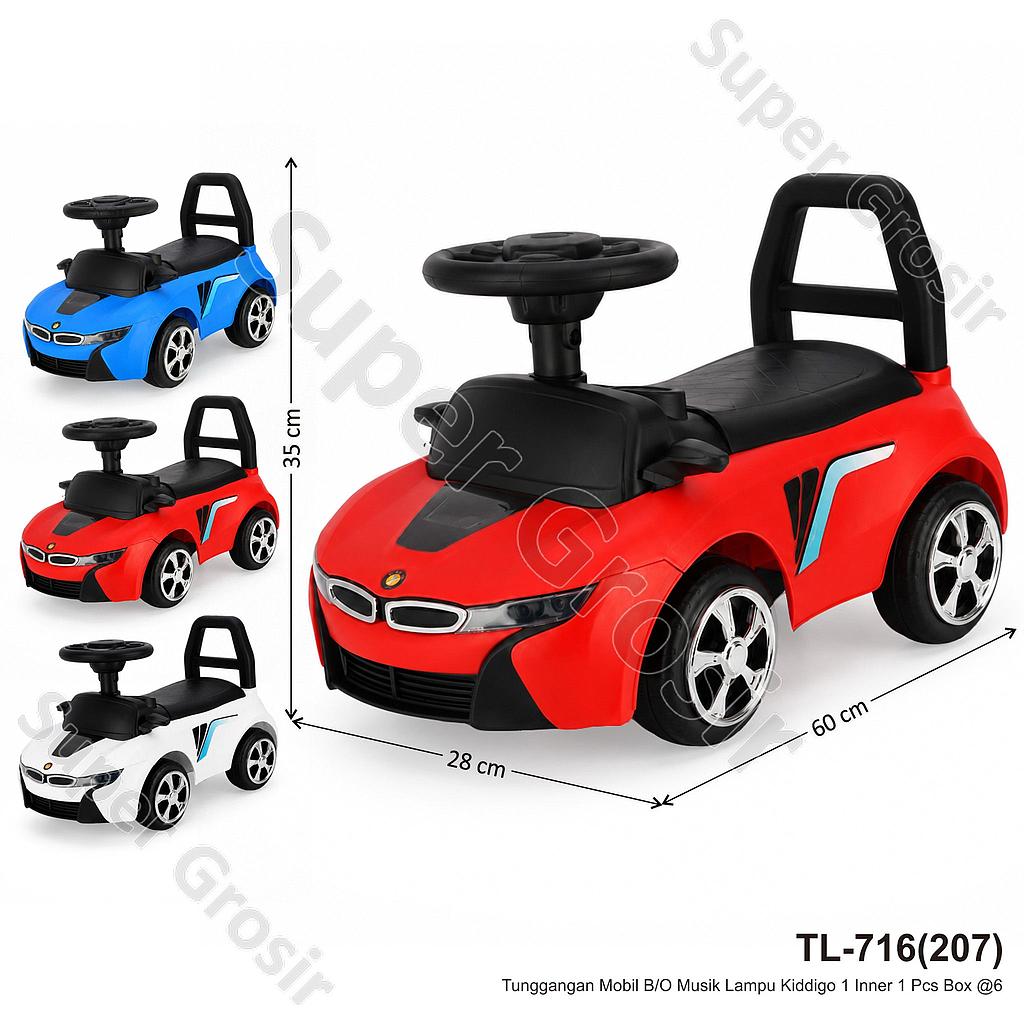 Tunggangan Mobil B/O Musik Lampu Kiddigo 1 Inner 1 Pcs Box @6