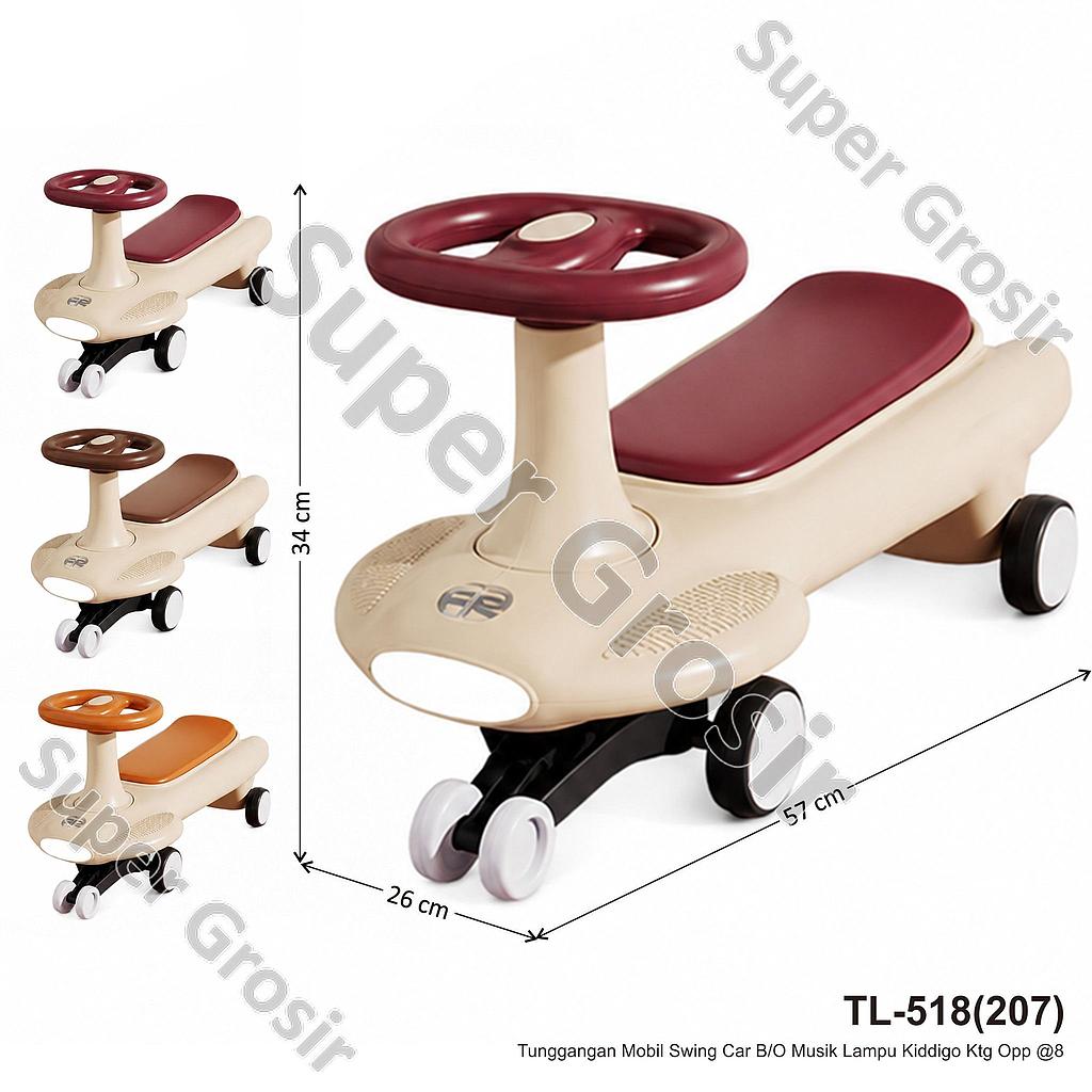 Tunggangan Mobil Swing Car B/O Musik Lampu Kiddigo Ktg Opp @8