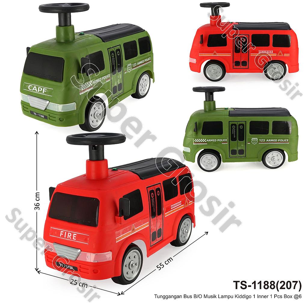 Tunggangan Bus B/O Musik Lampu Kiddigo 1 Inner 1 Pcs Box @6