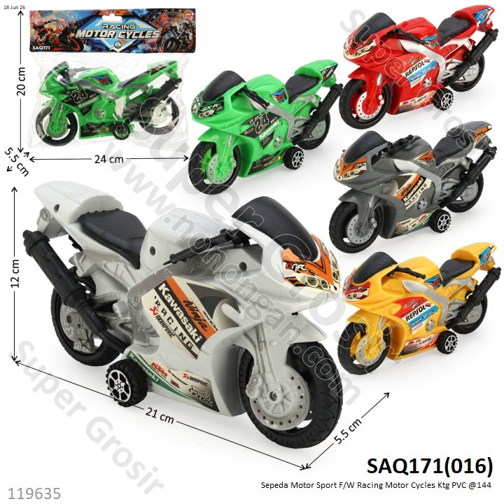 Sepeda Motor Sport F/W Racing Motor Cycles Ktg PVC @144