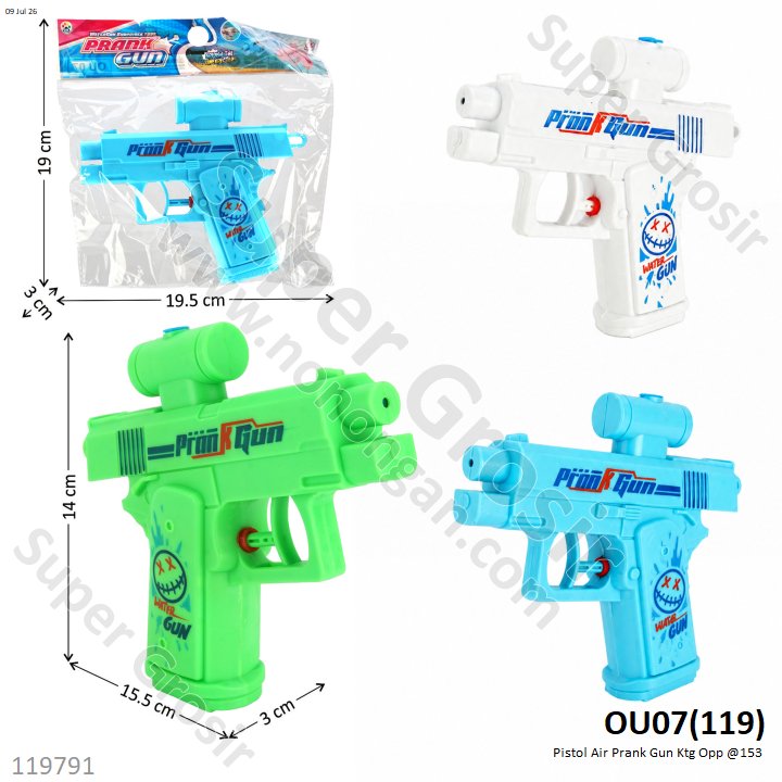 Pistol Air Prank Gun Ktg Opp @153