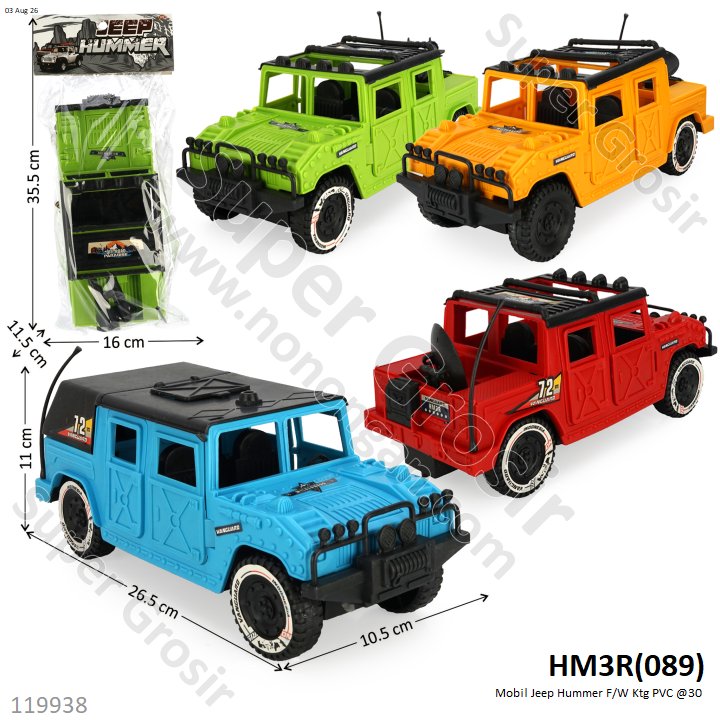 Mobil Jeep Hummer F/W Ktg PVC @30