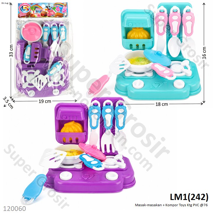 Masak-masakan + Kompor Toys Ktg PVC @76