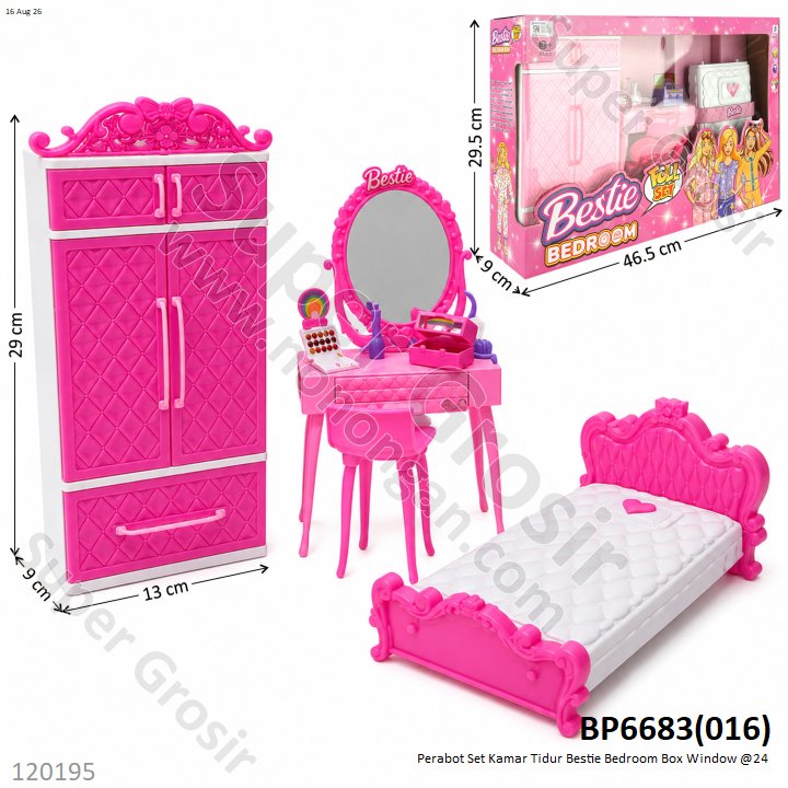 Perabot Set Kamar Tidur Bestie Bedroom Box Window @24