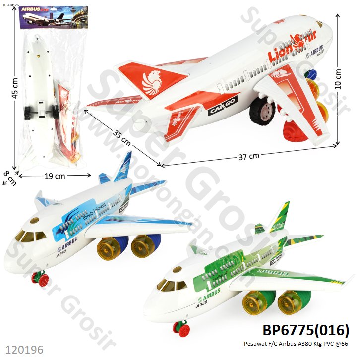 Pesawat F/C Airbus A380 Ktg PVC @66