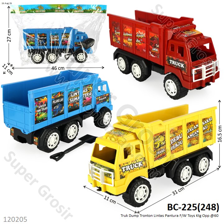 Truk Dump Tronton Lintas Pantura F/W Toys Ktg Opp @60