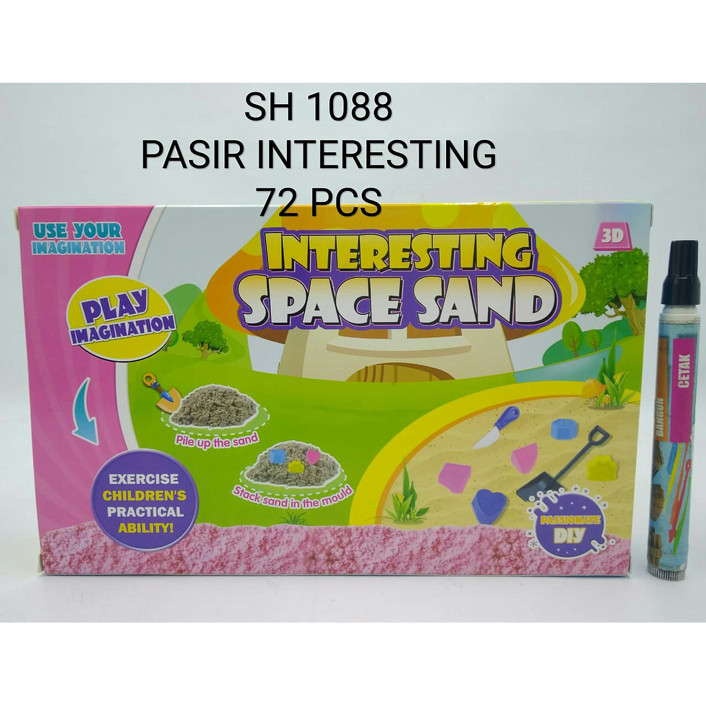 Magic Sand 150 ge Cetakan Interesteing / Cooking Box @72