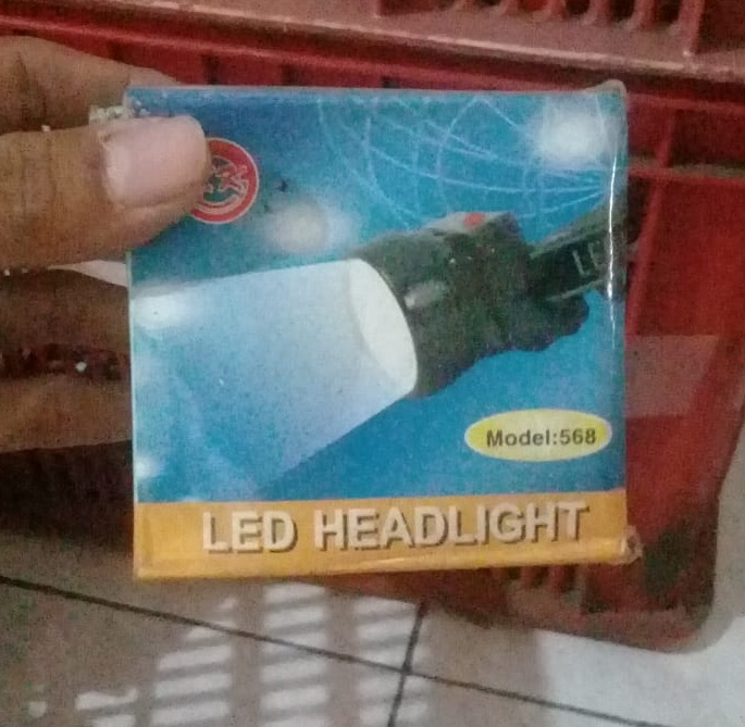 Senter Kepala 12 Led 2f/568 (kotak)