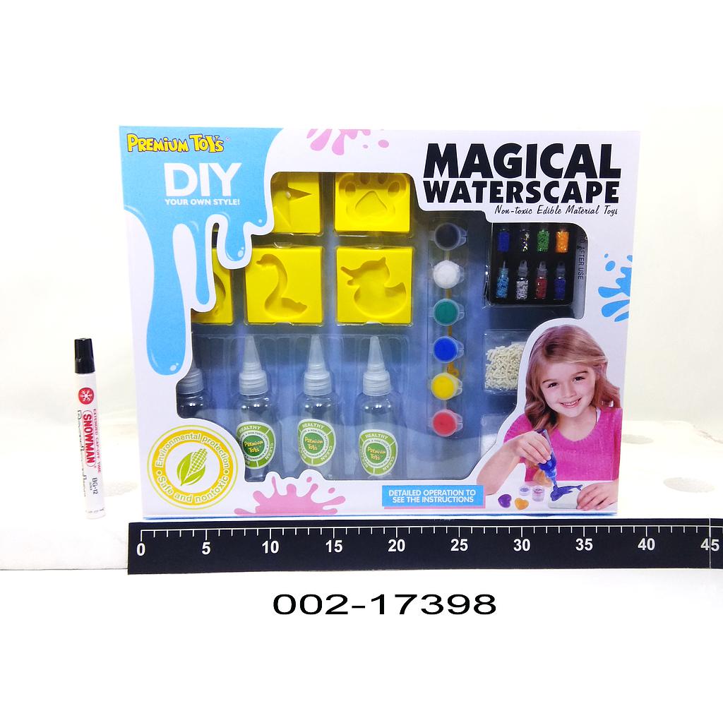 Mainan Mewarnai Magical Waterscape Box Window @48