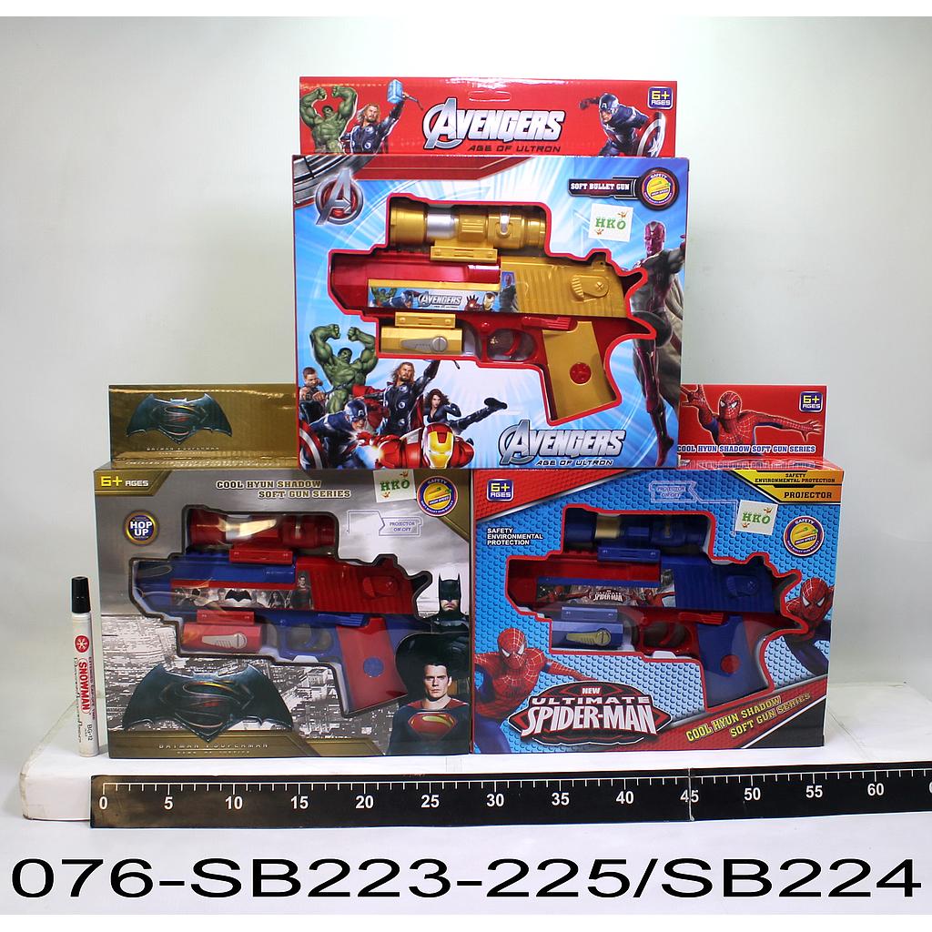 Pistol Avengers Peluru Gabus Box Window @48