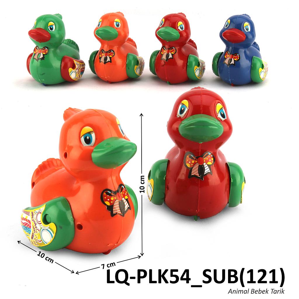 Mainan Tarik Bebek 4 Warna P/S 10 cm Loose Pack @600