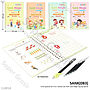 Drawing Book Set 4 Pcs + Bolpen dan Refill Sank Magic Ktg Opp @100